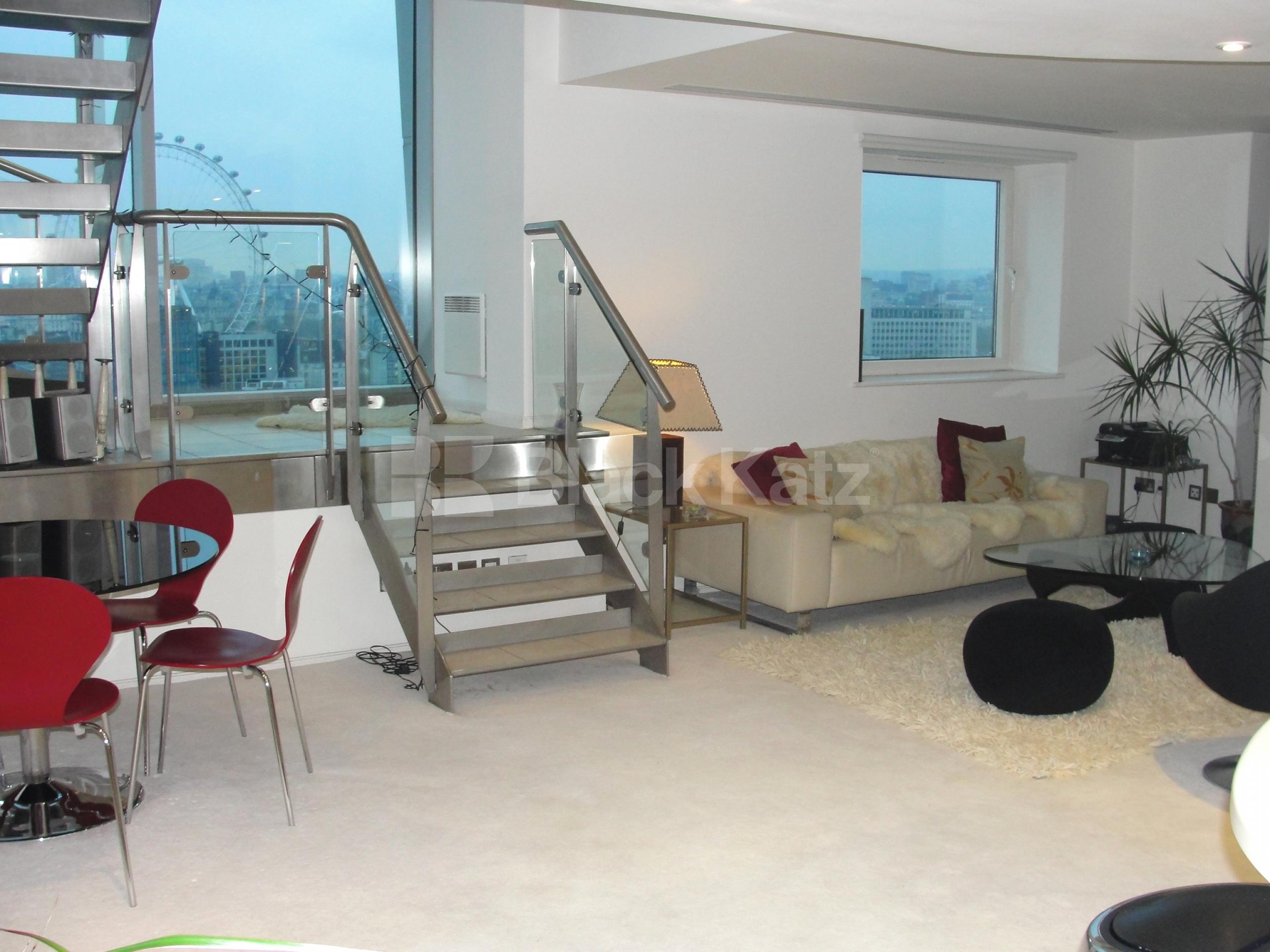			NEW INSTRUCTION, 3 Bedroom, 1 bath, 1 reception Penthouse			 Prospective Building, Westminster Bridge Road , Waterloo SE1